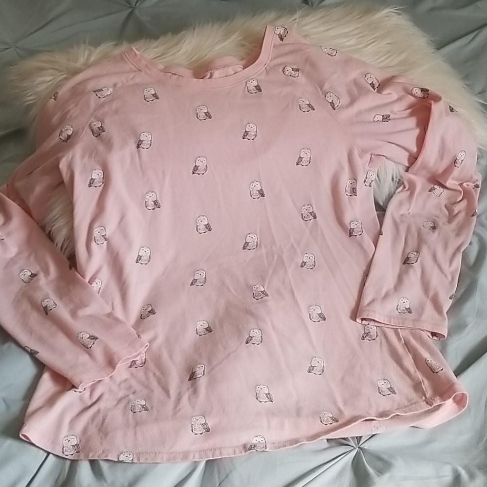 Justice...long sleeve owl tshirt